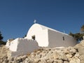 Traditional Greek chapel. Royalty Free Stock Photo