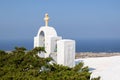 Traditional Greek chapel on Santorini Island. Greece Royalty Free Stock Photo