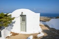 Traditional Greek chapel on Santorini Island. Greece Royalty Free Stock Photo