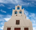 Traditional Greek Church in Oia, Santorini island, Cyclades, Greece Royalty Free Stock Photo