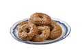 Traditional Greek cookies Royalty Free Stock Photo