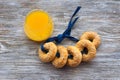 Traditional Greek Easter biscuits with sesame seeds