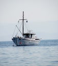 Traditional Greek fishing boat Royalty Free Stock Photo