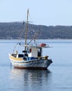 Traditional Greek fishing boat kaiki Royalty Free Stock Photo