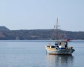 Traditional Greek fishing boat kaiki Royalty Free Stock Photo