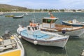 Traditional Greek fishing boats