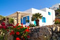 Traditional greek house on Mykonos island Royalty Free Stock Photo