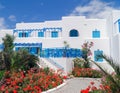 Traditional greek house on Mykonos island Royalty Free Stock Photo