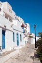 Traditional greek house on Mykonos island Royalty Free Stock Photo