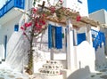 Traditional greek house on Mykonos island Royalty Free Stock Photo