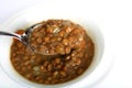 Traditional greek lentil soup