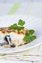 Traditional Greek moussaka Royalty Free Stock Photo