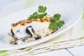 Traditional Greek moussaka Royalty Free Stock Photo