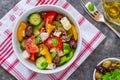 Traditional Greek salad