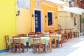 Traditional greek taverna