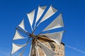 Traditional Greek windmill Royalty Free Stock Photo