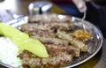 Traditional grill in macedonia, kebap in a plate Royalty Free Stock Photo