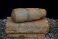 Traditional grinding stone Royalty Free Stock Photo