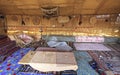 Traditional Guest Room in Farafra Village Caravanserai in Egypt