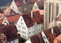 Traditional Half Timbered House in Rothenburg ob der Tauber Royalty Free Stock Photo