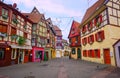 Traditional half timbered houses in Colmar, Alsace, France