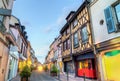 Traditional half-timbered houses in Dreux, France Royalty Free Stock Photo