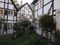 Traditional half-timbered houses in Germany