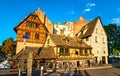 Traditional half-timbered houses in the historic la Petite France quarter in Strasbourg Royalty Free Stock Photo