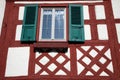 Traditional Half-Timbered Houses in Munsterschwarzach Royalty Free Stock Photo