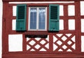 Traditional Half-Timbered Houses in Munsterschwarzach Royalty Free Stock Photo
