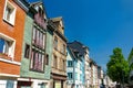 Traditional half-timbered houses in the old town of Rouen, France Royalty Free Stock Photo