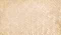 Traditional handcraft bamboo woven texture,Nature wood patterns for background Royalty Free Stock Photo