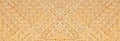 Traditional handcraft woven bamboo texture for banner, weave wood pattern background