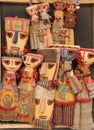 Traditional handmade dolls for sale Royalty Free Stock Photo