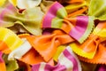 Traditional handmade italian farfalle pastas Royalty Free Stock Photo