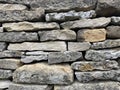 handmade stone wall