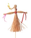 Traditional handmade straw doll Royalty Free Stock Photo