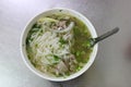 Traditional Hanoi Beef Pho Vietnamese street food Royalty Free Stock Photo