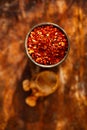 Harissa spice mix - morrocan red hot chilles mixed