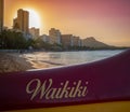 Hawaii Beach Outrigger Canoe Royalty Free Stock Photo