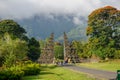 Traditional Hindu gate. Candi Bentar, Bedugul in Bali, Indonesia. Entrance to the Hindu temple. Candi Bentar gate