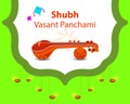 Traditional Hindu Religion Festival Vasant Panchami Greeting