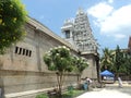 A traditional Hindu temple