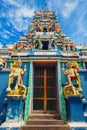 A traditional Hindu temple in Galle road 8000, Colombo, Sri Lanka Royalty Free Stock Photo