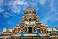 A traditional Hindu temple in Galle road 8000, Colombo, Sri Lanka Royalty Free Stock Photo