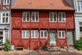 Traditional historic house at Odense in Denmark