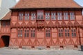 Traditional historic house at Odense in Denmark