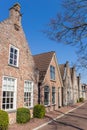 Traditional historic houses in the center of Meppel