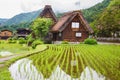 Traditional and Historical Japanese village Shirakawago in Gifu Prefecture Japan, Gokayama has been inscribed