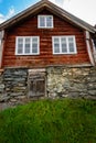 Traditional Historical Norwegian House Otternes Bygdetun, Aurlands Fjord, Sogn og Fjordane, Norway